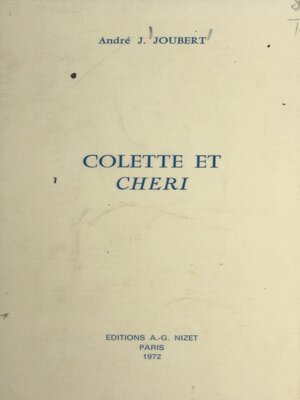 cover image of Colette et Chéri